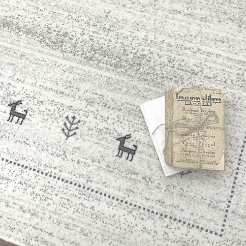 モンゴル無染色ウールラグ「ムルン」