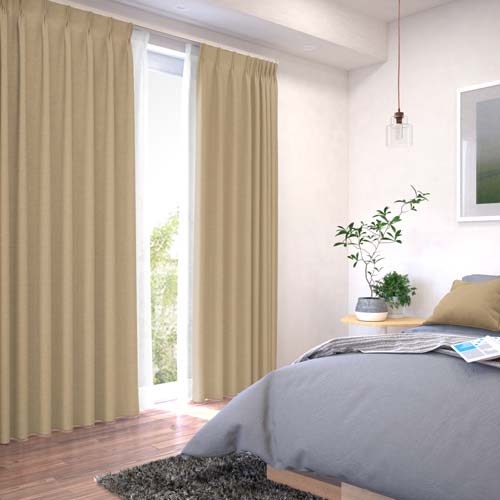 ベージュ ドレープデザイン レッスンウェア 2WAYサーブルクロスフーデットジップブルゾン